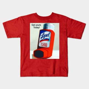 Breathing in liberalism? Here is your conservative inhaler! Kids T-Shirt